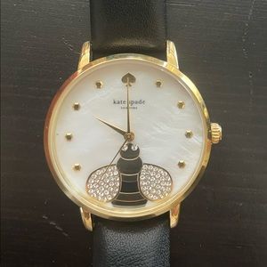 Kate Spade: Metro watch with bee and rhinestones